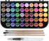 Nicpro Watercolor Paint Set, 48 Water Colors Kit with 3 Painting Brushes, Palette, Watercolor Pen, Non-toxic Painting Supplies for Kids, Adults, S...