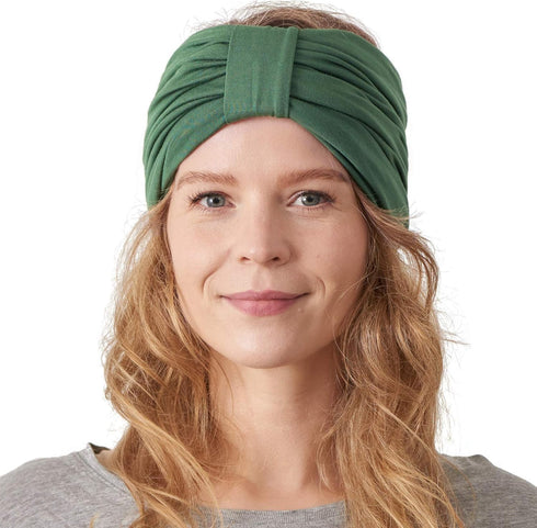 Womens Chunky Turban Headband Headscarf Winter Head Wrap Chemo Hat Natural Hair...