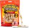 Pet Factory Twistedz American Beefhide 5" Twist Sticks Dog Chew Treats w/ Real Beef Meat Wrap - 20 Count/1 Pack...