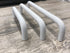 2Pcs 4.13" Arch Bow Cabinet Pull,Aluminum Closet Door Cabinet Hardware Handle Pull,Hole Dia.3.78"/96mm,White...
