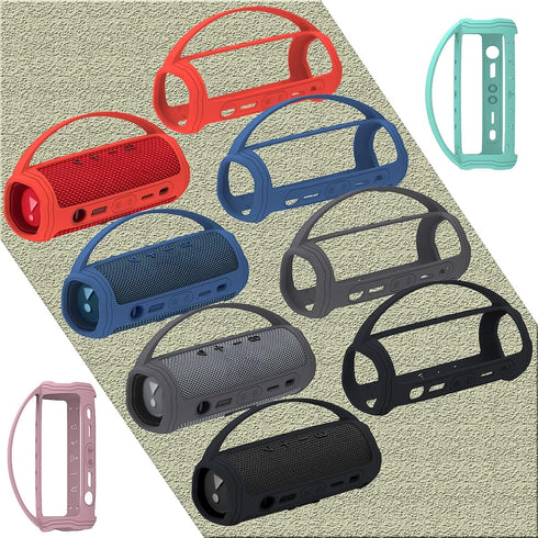 Silicone Cover Case for JBL Flip 6 Portable Bluetooth Speaker, Protective Carrying Case for JBL Flip 6 Speaker Accessories (Only Case) (Red Case)...