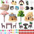 Skylety 64 Pieces Miniature Garden Accessories Mini Animals Miniature Ornament Kit Animal Figurines Animals Miniature Micro Landscape Accessories ...
