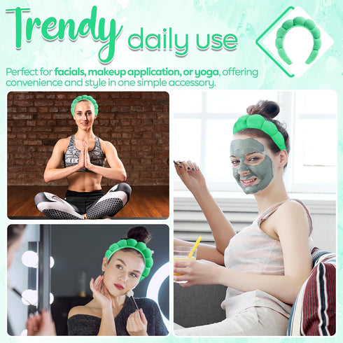 Headband Spa For Washing Face Headbands For Skincare Headband For Makeup Removal Headband For Facial Headbands For Skincare Cute Headband For Show...