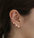 DEARMAY 5 Pairs Silver Huggie Hoop Earring Sets for Women, S925 Sterling Silver Post Small Cubic Zirconia Earrings Jewelry Hypoallergenic Trendy W...