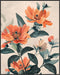 Posterizer 1 pcs-dainty natural wild orange flowers-Floral & Botanical Art-Abstract & Modern Art-Decor for Home & Office- UNFRAMED Wall Art...