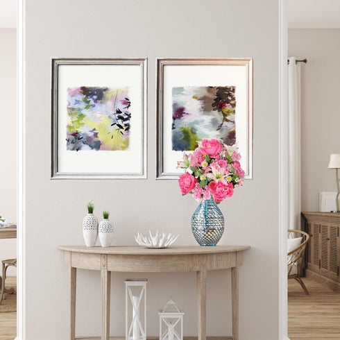 Admired By Nature Spring Bush Artificial Hydrangea Flowers, Pink-Lily...