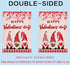 Happy Valentines Day Gnomes Garden Flag 12.5x18 Inch?Love Heart Valentine's Day Gnomes Red Buffalo Plaid Yard Flag Double Sided Anniversary Weddin...