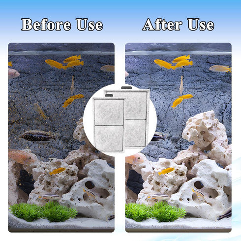 9 Pack PF-L Filter Cartridges for Top Fin Power Filter, Replacement Fish Tank Filter Cartridge Using for Top Fin Silenstream PF20, PF30, PF40 and ...