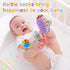 Baby Rattle Cotton Socks and Wrist Rattle Strap Set, Infant Toys 0 3 6 9 12 Months, Baby Gifts for Boys and Girls, Develop Babies Sensory Toys...