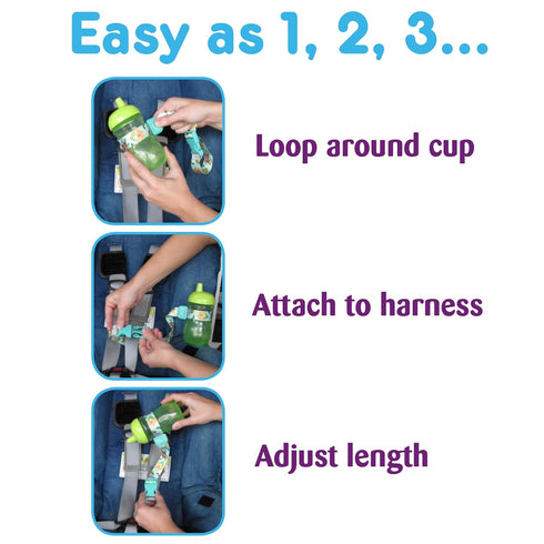 SippyPal Sippy Cup Strap Holder Leash Tether (1 Sport)...