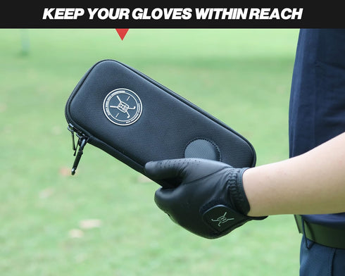 Handy Picks Performance Golf Glove Case - Golf Gloves Holder Case That Protects n Keeps Your Golf Gloves Neat n Dry - Air Flows Through on The Bac...