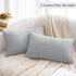 PHF 100% Cotton Waffle Weave Lumbar Pillow Cover 12" x 20", No Filling, 2 Pack Elegant Home Decorative Rectangle Throw Pillow Covers for Bed Couch...