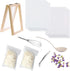 Cayway 8 Pack Dried Flower Paper Craft Set Include 5 x 7 Inch Wooden Paper Making Mold Frame, Dried Flowers, Replace Mesh Cloth...