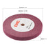 uxcell 200mm x 25mm 320 Grit Non-Woven Polishing Burnishing Wheel Nylon Wire Drawing Abrasive Flap Wheel for Stainless Steel Copper Red...