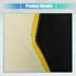 uxcell Yellow Black Fit 14.6-15.2 Inch 37-38.5cm Dia Car Hand Sewn Yellow Stitches Steering Wheel Cover Universal Stitch on Wrap Comfortable Faux ...