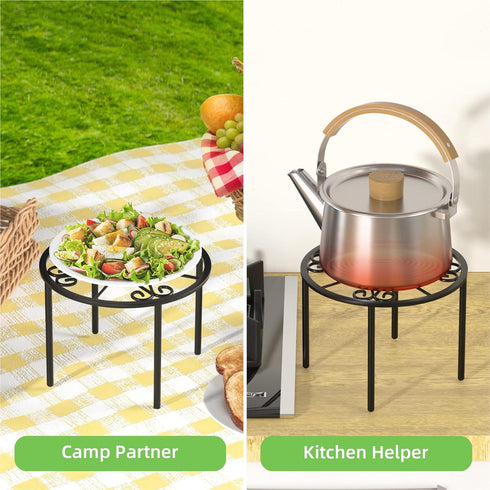 1 PCS Plant Stand, Heavy Duty Metal Stand Decorates Plants, Flower Pot Stand against rusting, Round Plant Rack for Room Indoor and Outdoor Courtya...