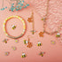 40Pcs Honey Bee Charms with Rhinestone Flower Honeycomb Alloy Enamel Charms Pendants for Jewelry Bracelet Necklace Earrings Making DIY Craft Suppl...