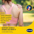 Dr. Scholl's Compression Shoulder Support with Massaging Gel, Breathable Fabric, Shock-Absorbing Shoulder Brace for Shoulder Pain Relief, Built-in...