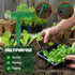 6.9 inch Bulb Planter Tool - Plastic Sow Dibbler with Handle - Garden Hand Dibber for Plant - Seed Planter Tool for Sowing Seeds,Planting Bulbs,Di...