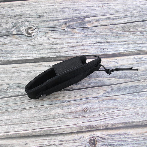 Create idea Radio Pouch Security Walkie Talkie Bag Belt Holder Black Nylon 1000D for Fireman Teacher...