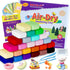 Air Dry Clay 26 Corlors, Modeling Clay for Kids, DIY Soft Magic Clay, Non-Sticky, Molding Clay with Sculpting Tools and Play Cards, Arts and Craft...