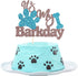 Ambishi's Barkday Cake Decor - Puppy Birthday Party, Baby Dog Toppers - Rose Gold & Blue Glitter...