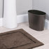 IDesign Oval Plastic Trash Can for Bath, Bedroom, Office - The Kent Collection – 12" x 8" x 10", Bronze...