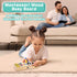 Montessori Busy Board for Toddlers - Early Development Wooden Sensory Toys for Toddlers 1-3, Montessori Toys for 1 2 3 Year Old, Kids LED Light Sw...