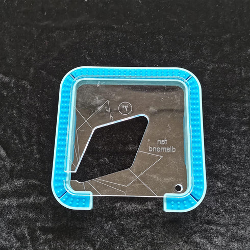 YICBOR Free Motion Quilting Rulers and Templates Series 5 with New Quilting Frame for Domestic Sewing Machine (TK(Q5-11))...