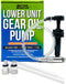 Lower Unit Gear Oil Pump for Quart Bottle Gear Lube Pump for Marine Lower Unit Transmission Fluid Pump Transfer Rear Differential Fluid Pump Chang...