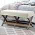 Stretch Jacquard Dining Bench Cover - Anti-Dust Removable Bench Slipcover Washable Seat Cushion Protector for Bedroom, Kitchen, Hotel, Banquet (Be...