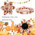 Dog Collar with Flower - Thanksgiving Turkey Flower Dog Collar Gift Puppy Soft Collar Pet Flower Adjustable Dog Collar for Large Dogs...
