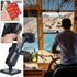 HYS Heavy Duty Drill Base Handheld Radio with Belt Clip Mount, Secure Grip,Versatile Compatibility, Professional-Grade Durability, Easy Installati...