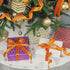 MEEDEE Orange Velvet Ribbon 1 Inch Velvet Wired Ribbon 25 Yards Crushed Velvet Ribbon Velvet Christmas Ribbon Burnt Orange Velvet Ribbon for Chris...