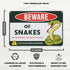 Venicor Snake Sign Decor - 8 x 12 Inches - Aluminum - Pet Snake Tank Accessories Tapestry Gifts Stuff Poster...