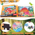 Magnetic Puzzles for Kids 3-8 - 97 Pieces Montessori Magnet Puzzle Book for Toddler Ages 3-5 Dinosaur Activities Toy Travel Puzzles Game Learning ...