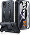 FNTCASE for iPhone XR Phone Case: Military Grade Full Protection Shockproof Hard Phonecase with Kickstand - Rugged Protective Cases Matte Textured...