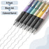 Mr. Pen- Retractable Gel Pens, 6 Pack, Black Ink Gel Pens, Pastel Barrels, Gel Pens Fine Point 0.5mm, Retractable Pens, Cute Pens, Gel Ink Pens, A...