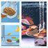 Aquarium Fish Shrimp Feeding Dish Set Clear Fish Feeder Tube and Dish with Cleaning Brush and Measuring Spoon for Feeding Shrimp and Preventing Fo...