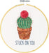 Dimensions Arts and Crafts Stuck on You Counted Cross Stitch Kit for Beginners, 6''D...