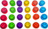 Pencil Sharpeners for Kids with Removable Neon Colored Lids (48 Pack - Smile FACE)...