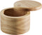 Ayesha Curry Pantryware Parawood Salt Cellar With Lid / Parawood Salt Box With Lid - 4 Inch, Brown...