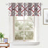 DriftAway Alexander Pattern Match Blackout Valances for Windows 250GSM Geometric Moroccan Mid Century Rod Pocket 52 Inch by 14 Inch Plus 1.75 Inch...