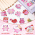 30 Pack Valentine’s Day Sticky Notes Cute Monster Heart Sticky Note Pads 600 Sheets Self Stick Notepad Memo Pads Funny Page Marker School Classroo...