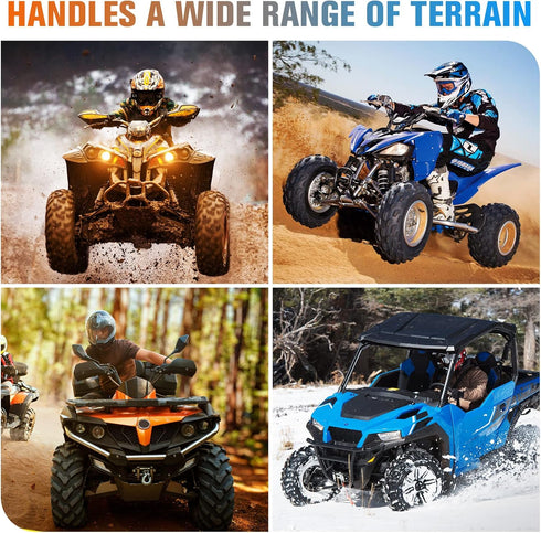 Youxmoto Brake Pads Ceramic Fit For Polaris Sportsman 400 450 500 600 700 800 HO EFI 4x4 2002-2014, Fit For Polaris Trail Blazer Boss 250 330 / fo...