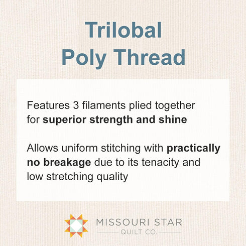 Missouri Star Polyester Thread Assortment - All Purpose Poly Thread for Sewing Supplies, Quilting, Embroidery - Multi Thread 40wt Pack, 1100 yds p...