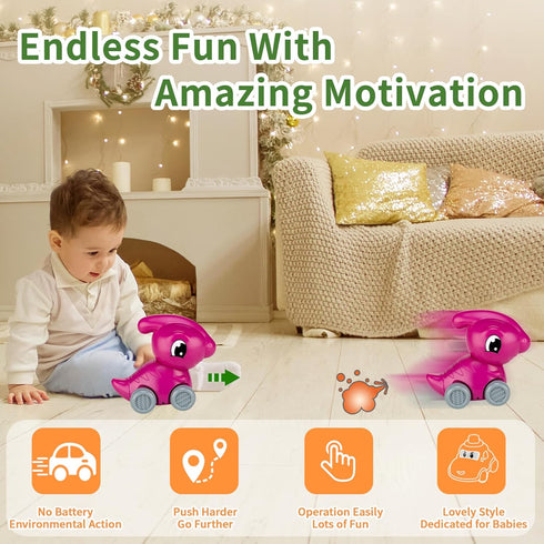 ALASOU 6 PCS Dinosaur Truck Car Toys with Playmat/Storage Bag|Baby Toys for 1 2 3 Year Old Boy|1 2 Year Old Boy Birthday Gift for Infant Toddlers|...