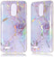 LG K20 V/ Plus/ Harmony/ K10 2017 3D Marble Glitter TPU Case - Pink Purple...