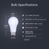 Feit Electric LED Dusk-to-Dawn Light Bulb, A21 100W Equivalent, 5CCT, Non-Dimmable, E26 Base, 90 CRI, 1500 Lumens, Standard Light Bulb with Switch...