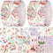 40 Pcs Floral Cotton Fabric Patchwork Roll Cotton Quilting Fabric Roll up Cotton Fabric Quilting Strips 2.55 Inch Precut Patchwork Roll for Craft ...